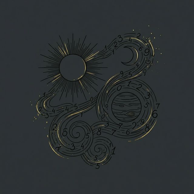 Celestial planetary vibrations connecting numbers 1-9 with cosmic energy and destiny | Numerology Guide