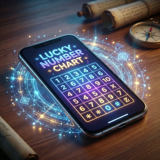 Lucky Mobile Number Chart